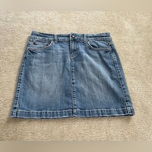 Tommy Hilfiger - Blue Jean Mini Skirt - Size: 10